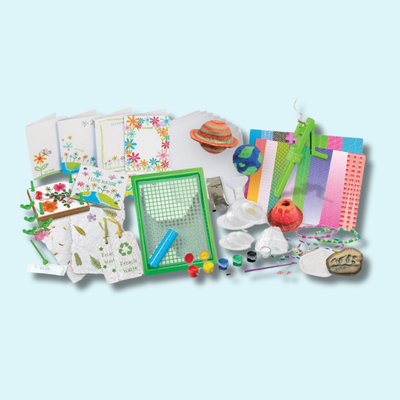 Green Paper Craft Activity Box