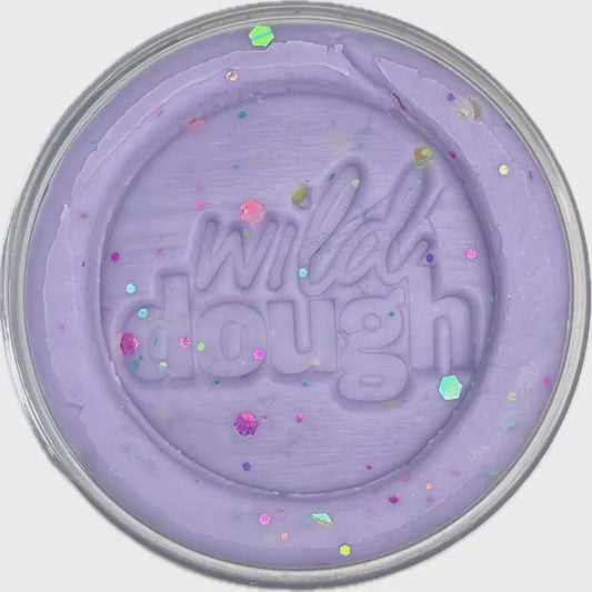 Party Purple Playdough - Glitter