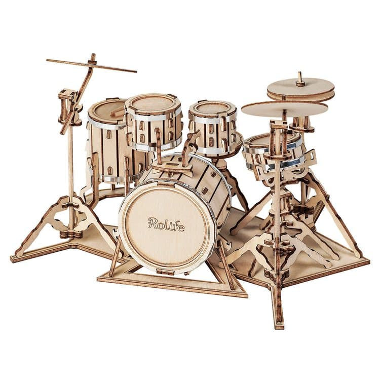 Drum Kit - 3D Wooden Kit