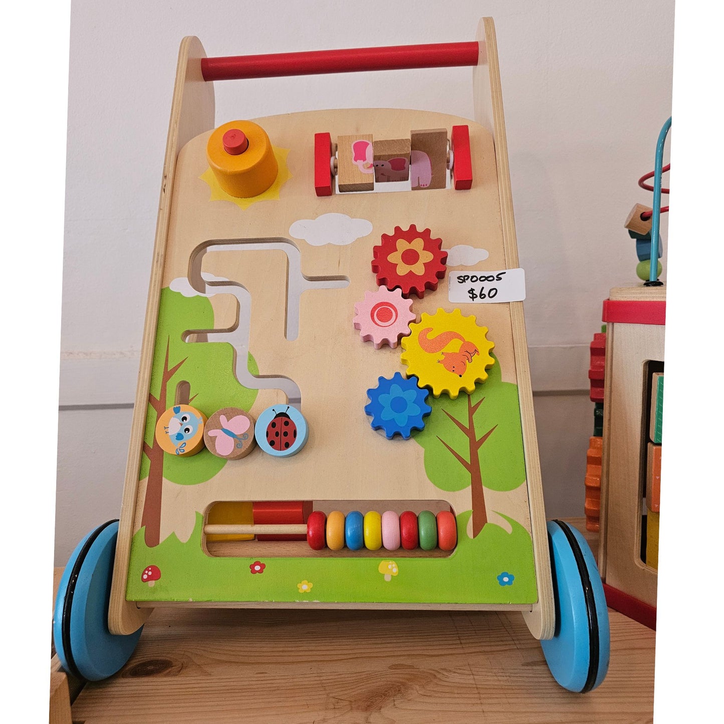 Wooden Baby Activity Walker (Second Play)