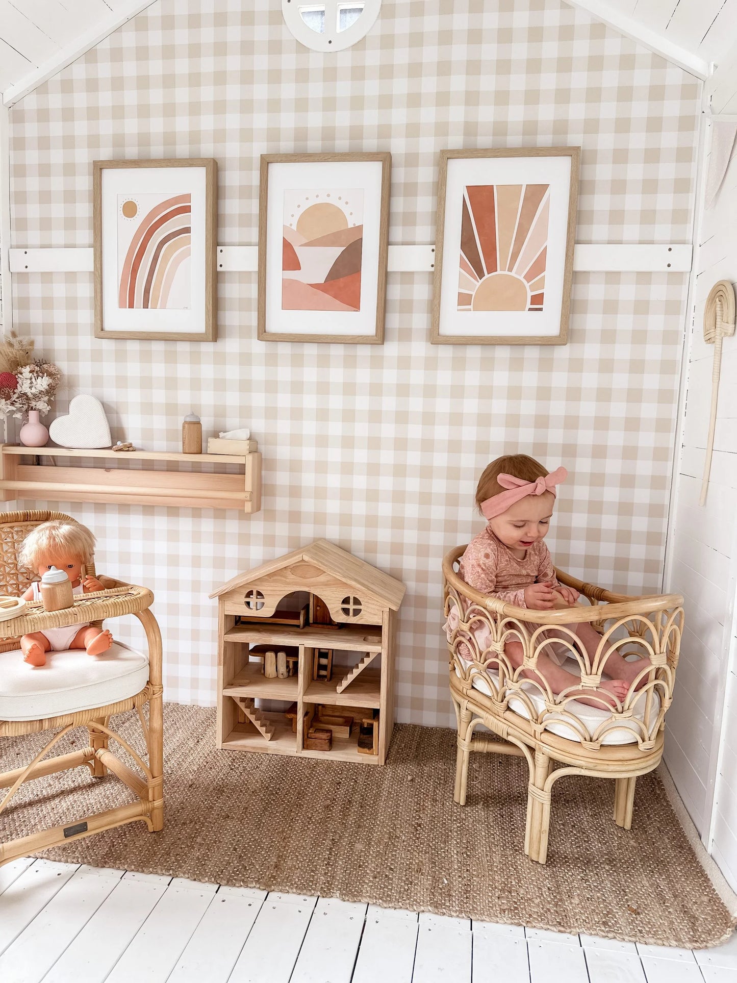 Classic Wooden Dollhouse