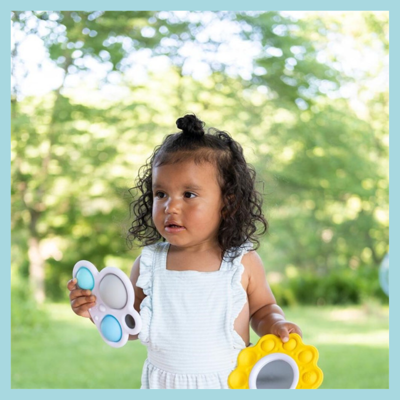 Dimpl Billow & Bright | Infant Popping Toy