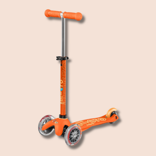 Mini Micro Deluxe 3 Wheel Scooter | Orange (2-5 Years)