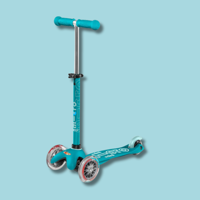 Mini Micro Deluxe 3 Wheel Scooter | Aqua (2-5 Years)