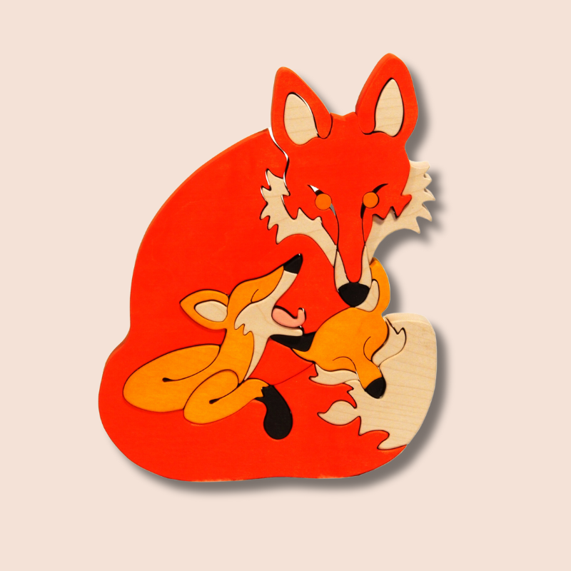 Fox Wood Puzzle