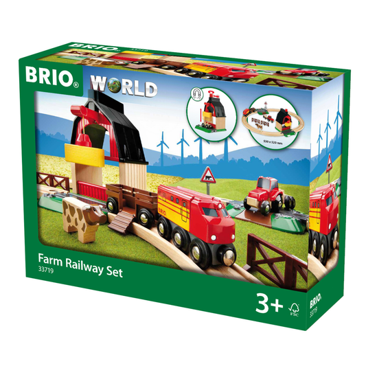 BRIO - Farm Railway Set (20 pieces)