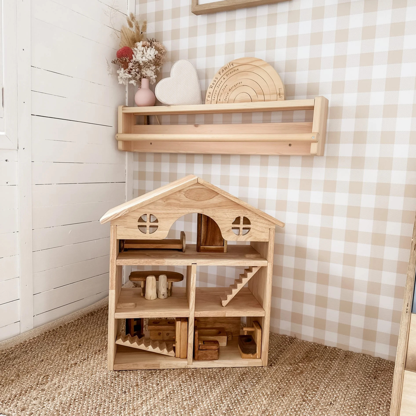Classic Wooden Dollhouse