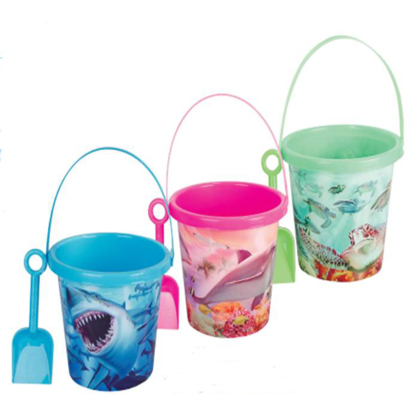 Bucket with Spade (Assorted, 19cm)