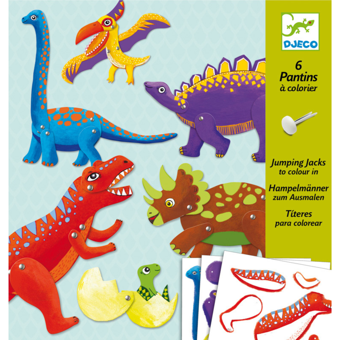 Dinos Paper Puppets