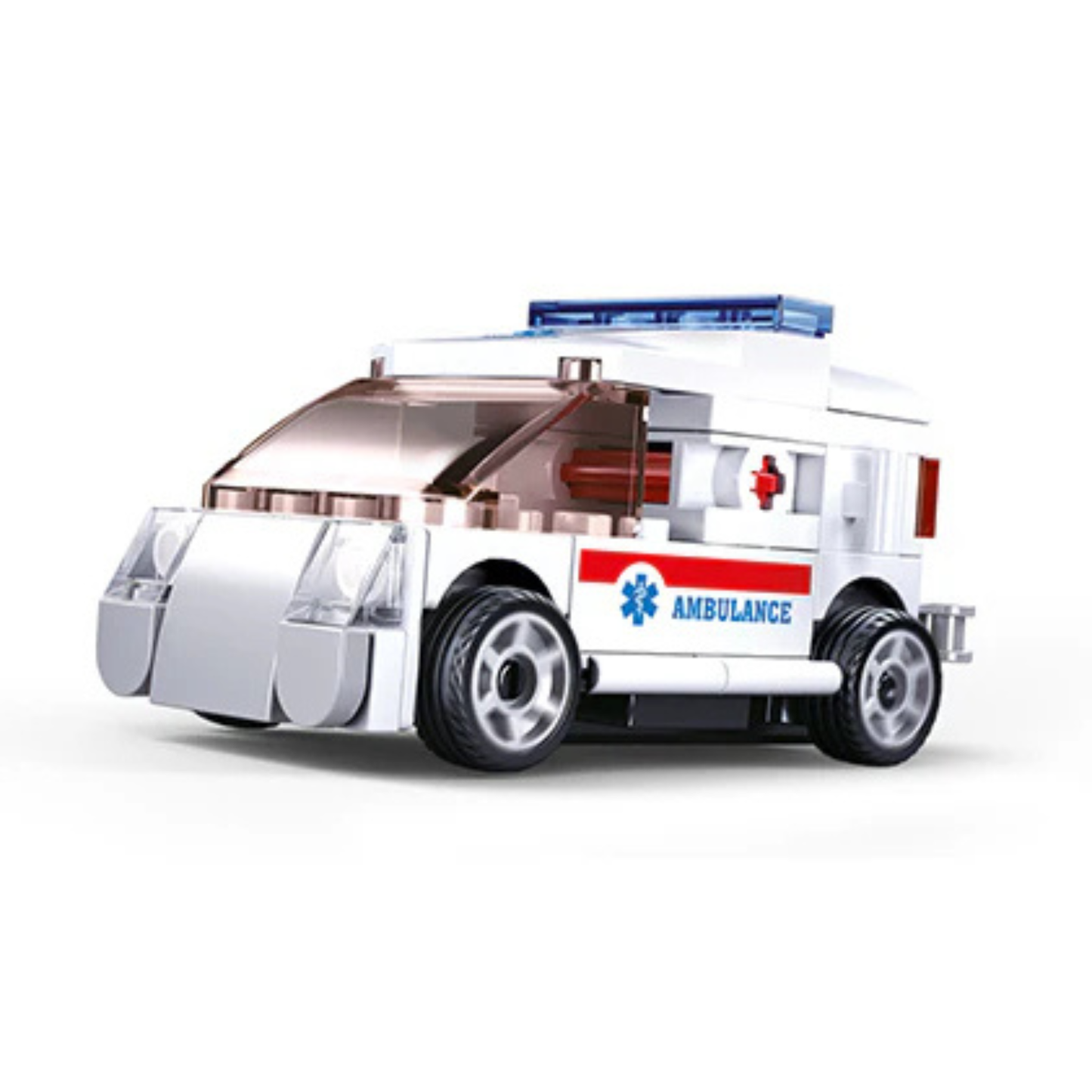 Power Bricks Pull-Back Ambulance (54 pcs)