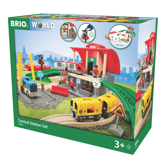 BRIO - Central Station Set (37 pieces)