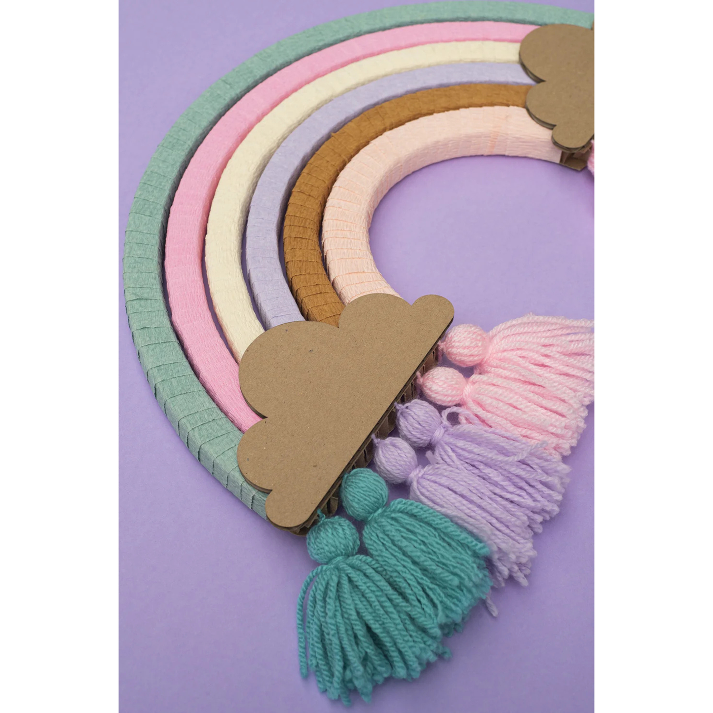 DIY Rainbow Wall Hanging | Sweet Lavender