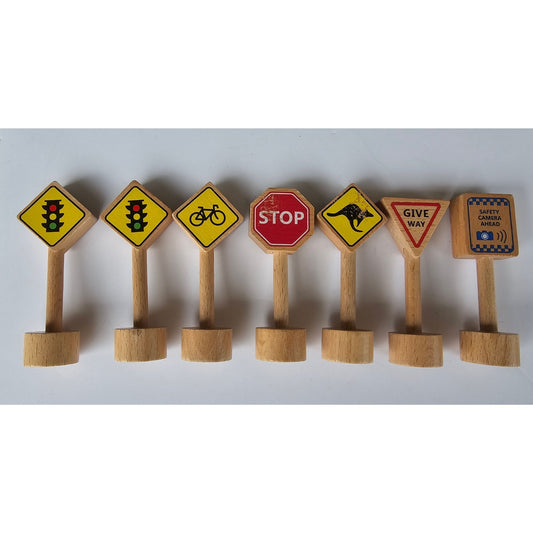 Wooden Road Signs Set 1 (Second Play)