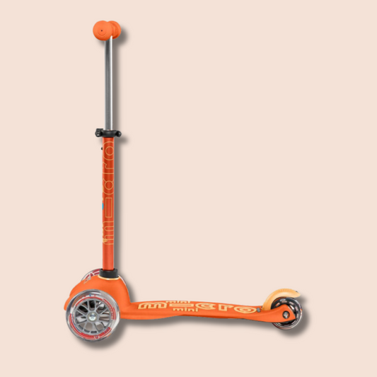 Mini Micro Deluxe 3 Wheel Scooter | Orange (2-5 Years)