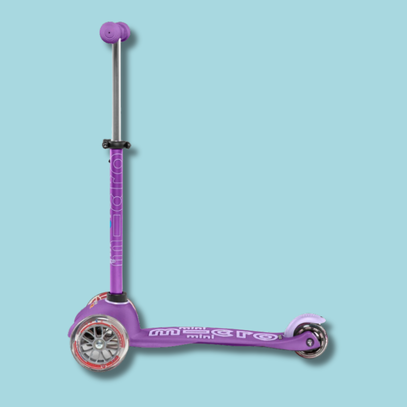 Mini Micro Deluxe 3 Wheel Scooter | Purple (2-5 Years)