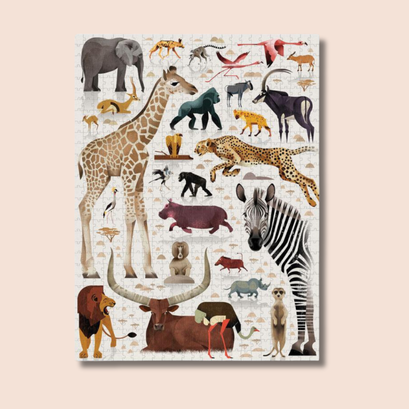 World of African Animals Puzzle (750 Pieces)