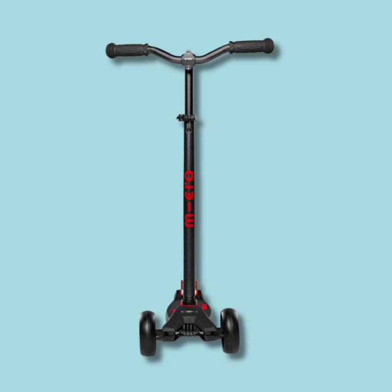 Micro Scooters Maxi Deluxe Pro | Black (5-12 Years)