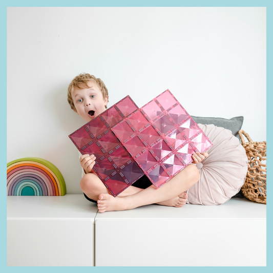 Connetix Base Plate Set (2 Pieces) | Pastel