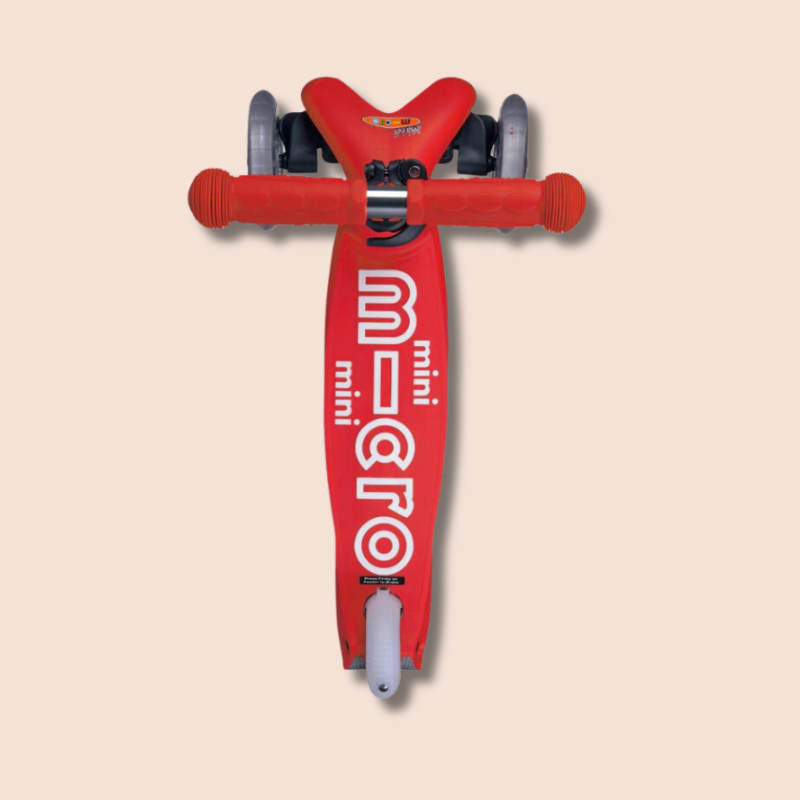 Mini Micro Deluxe 3 Wheel Scooter | Red (2-5 Years)