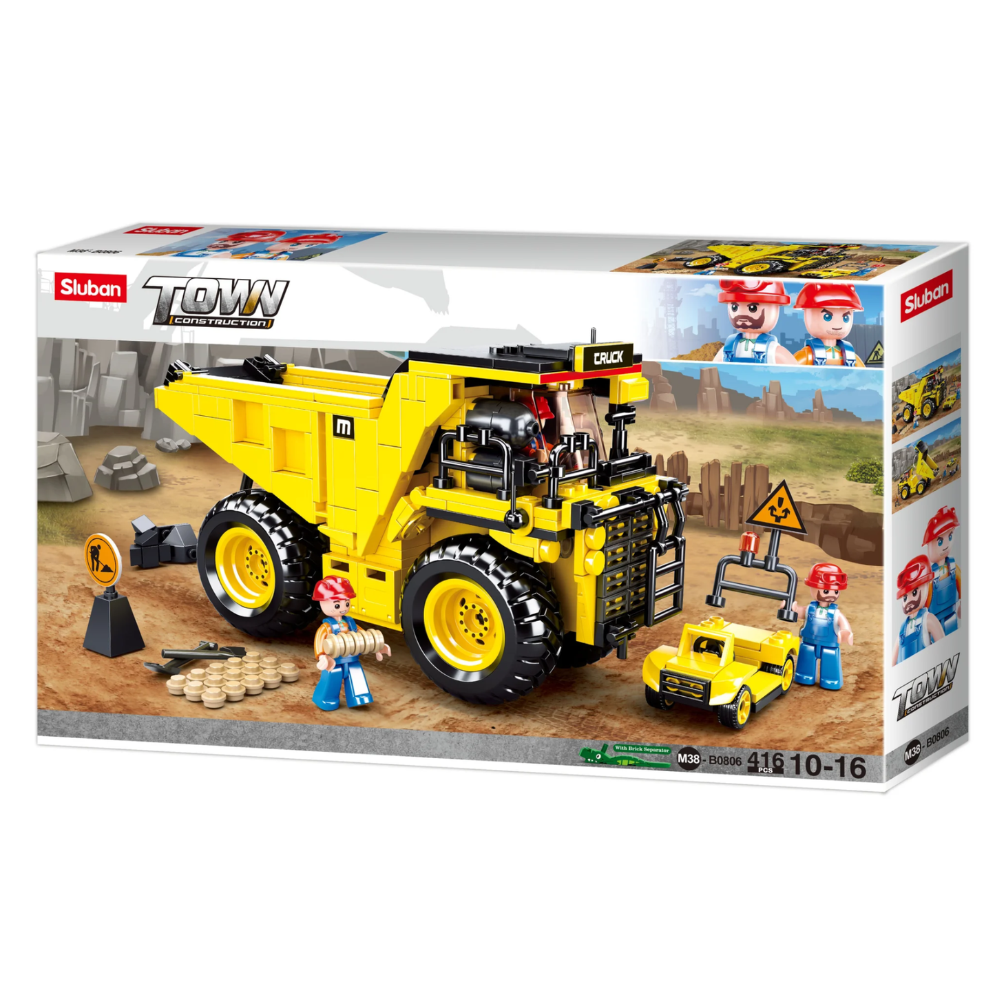 Town Mining Dump Truck (416 pcs)