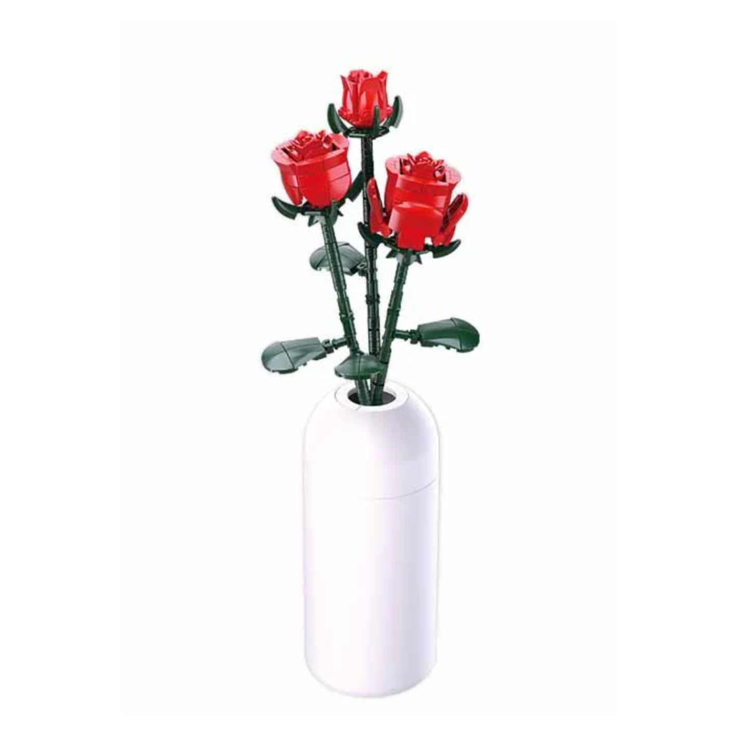 Red Rose with DIY Vase (258 pcs)