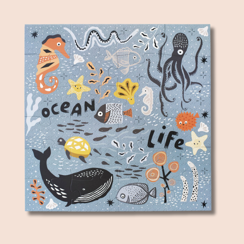 Ocean Life Floor Puzzle (24 Pieces)