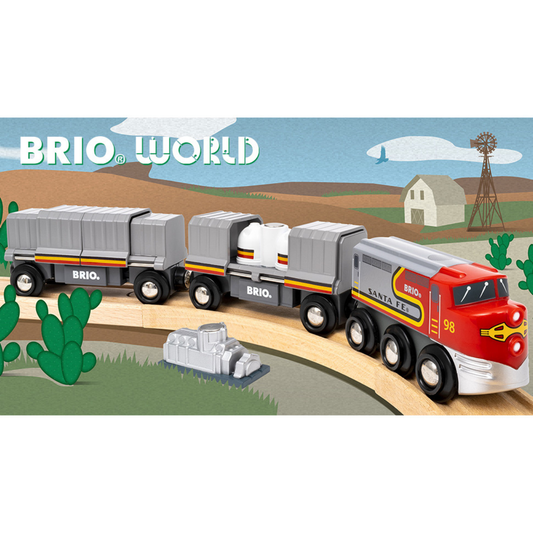 BRIO - Santa Fe Train (Trains of the World)