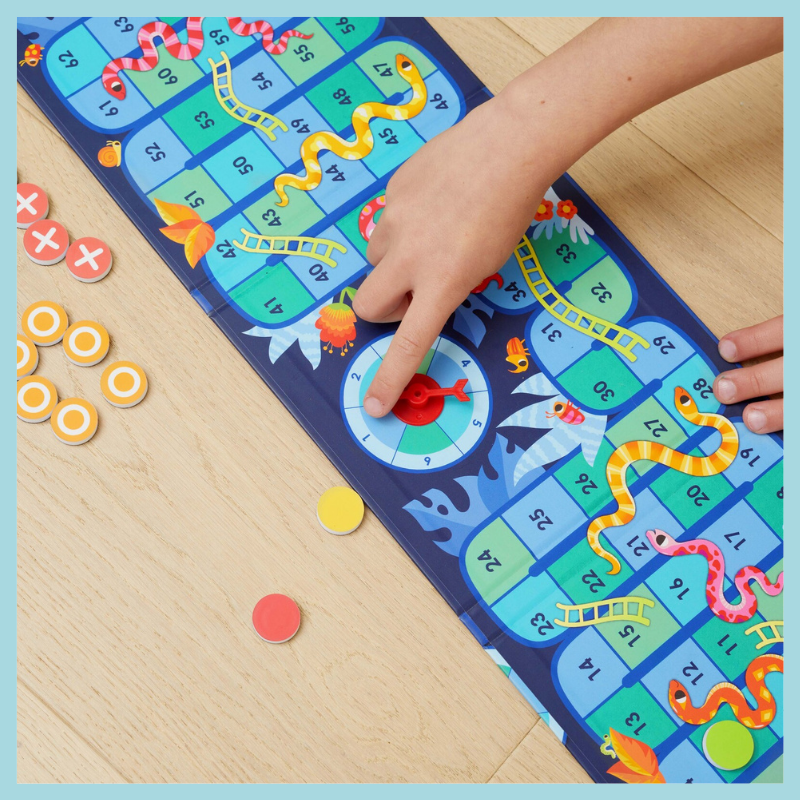Snakes & Ladders + Tic, Tac, Toe (4-6 Years)