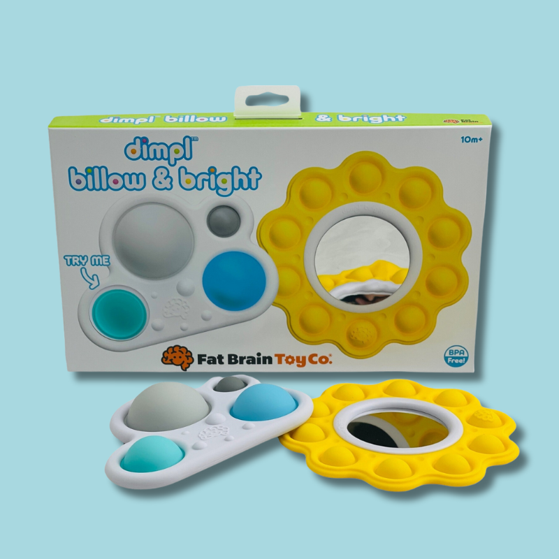 Dimpl Billow & Bright | Infant Popping Toy