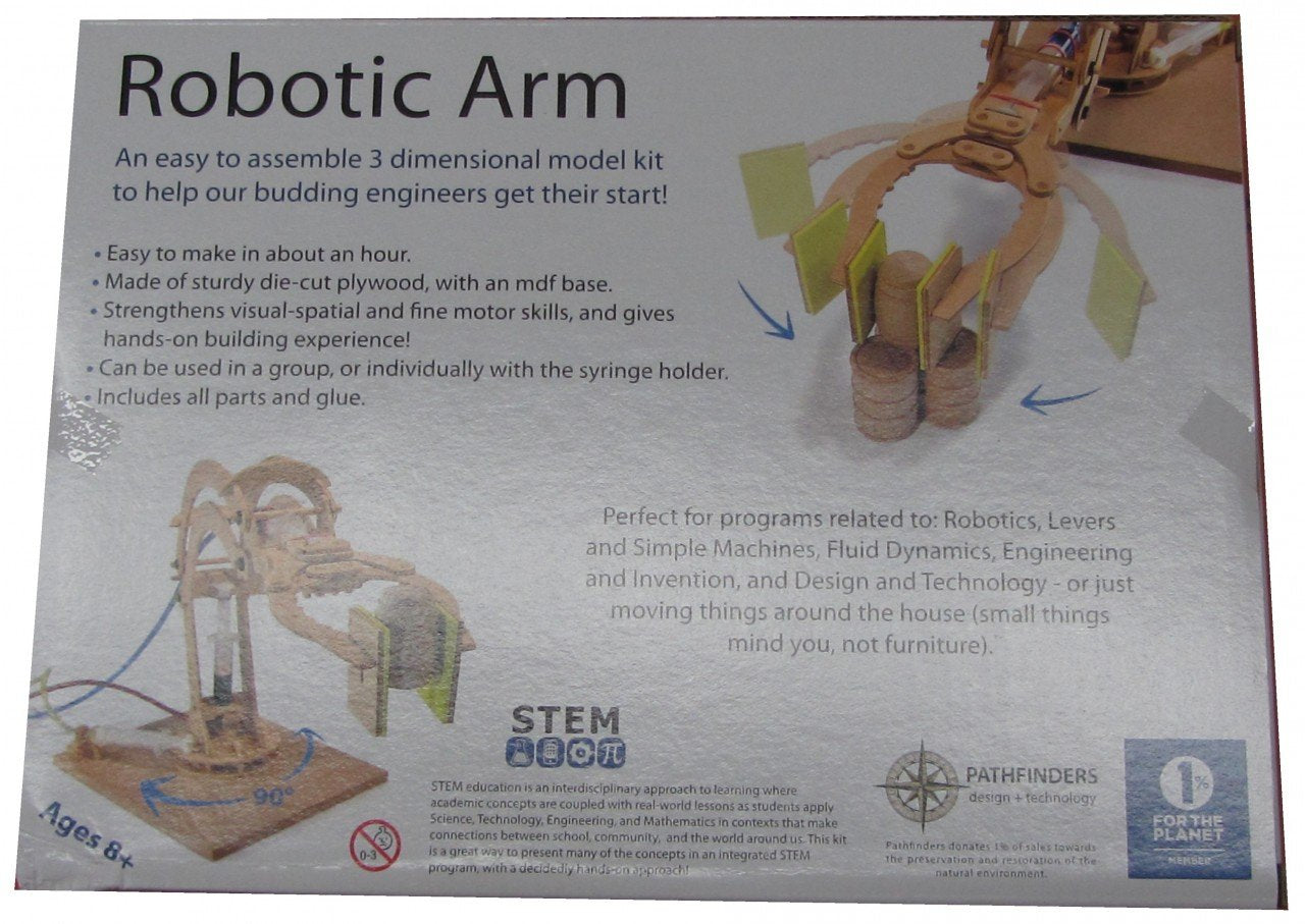 Hydraulic Robotic Arm - Wooden Kit