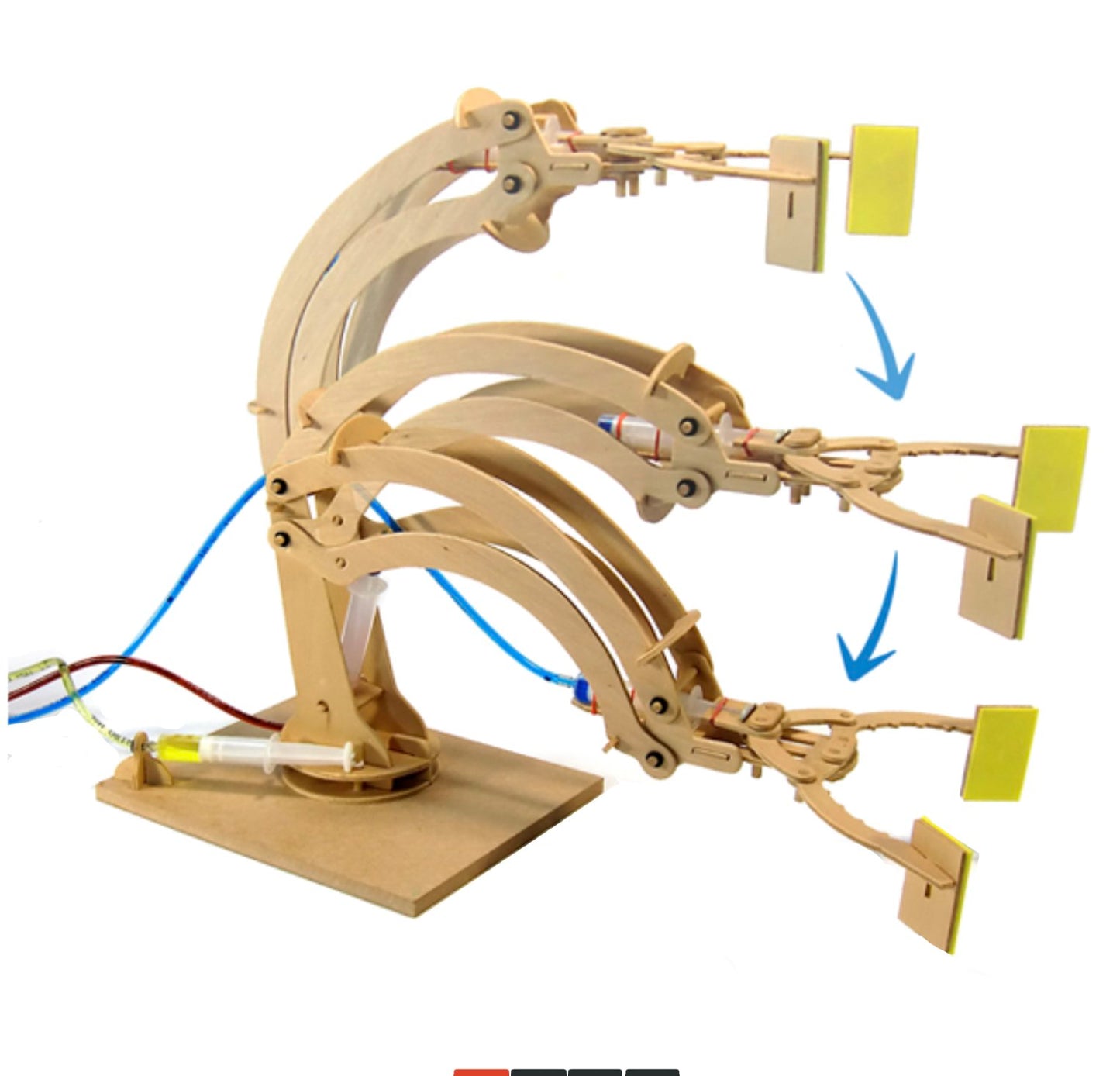 Hydraulic Robotic Arm - Wooden Kit