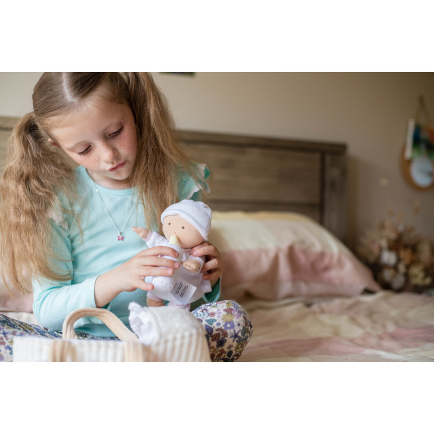 Grace Baby Doll in Carry Cot with Accessories