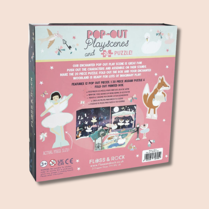 Pop Out Playscene & Puzzle | Enchanted