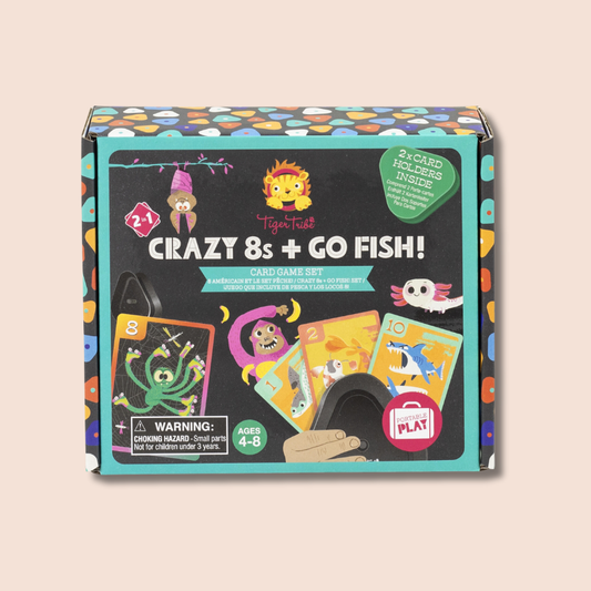 Crazy 8s + Go Fish! | Card Game Set