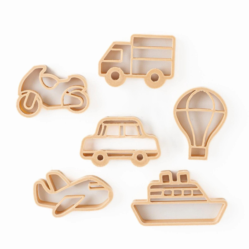 Eco Cutter Set | Mini Transport (Biodegradable Play Dough Cutters)