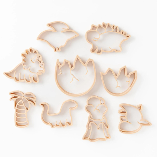 Eco Cutter Set | Mini Baby Dinosaur Set (Biodegradable Play Dough Cutters)