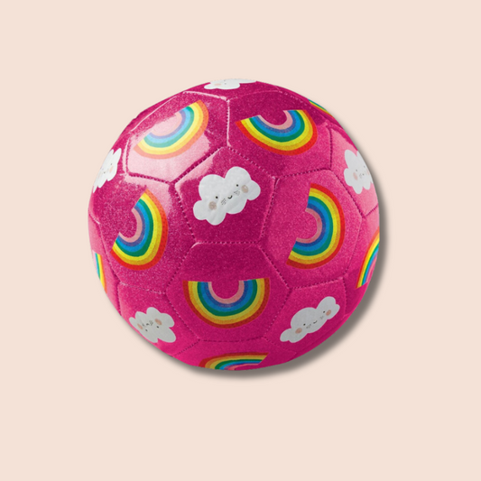 Glitter Soccer Ball (Size 3) | Rainbow
