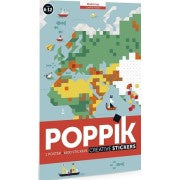 Poppik Giant Sticker Poster (1600 Stickers) | World Map