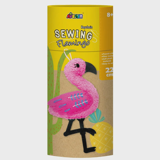 Sewing - Key Chain - Flamingo