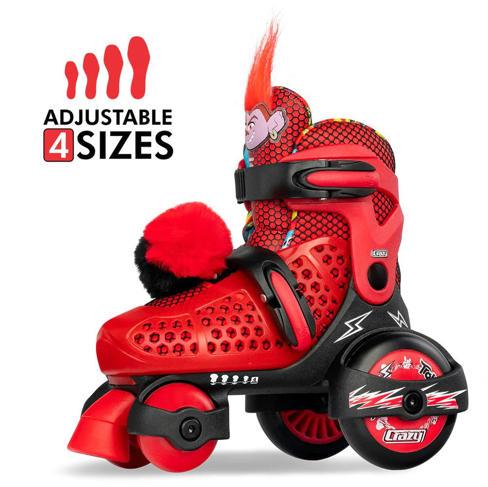 Klip Klop Adjustable Roller Skates – Trolls  – Poppy & Barb