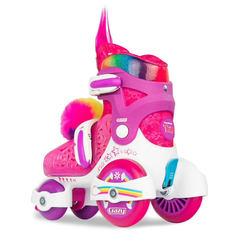 Klip Klop Adjustable Roller Skates – Trolls  – Poppy & Barb