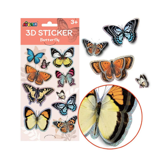 3D Stickers | Butterfly