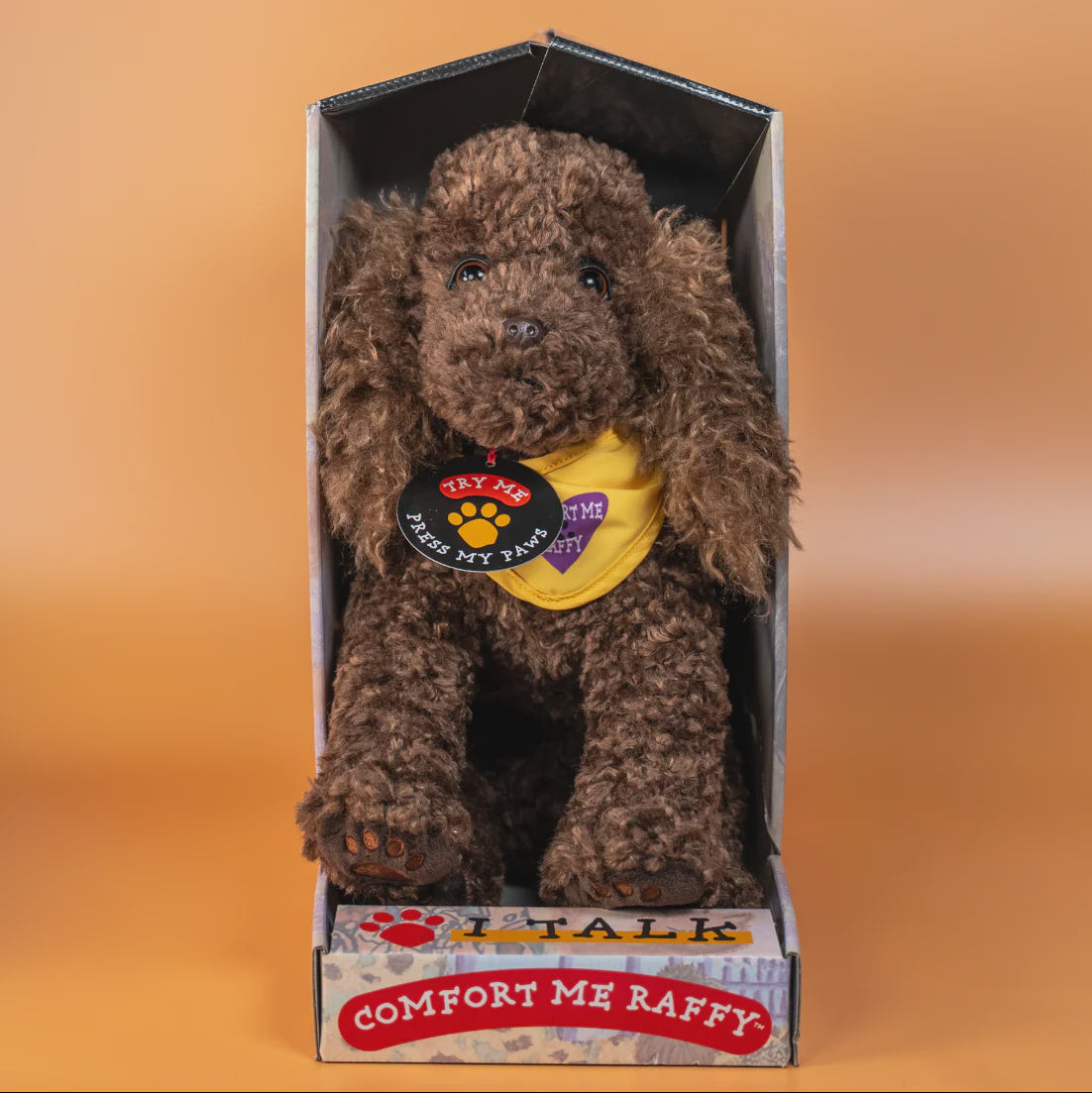 Comfort Me Raffy™ - Soothing Talking Plush Companion