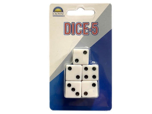 Dice - 5 pack, Crown