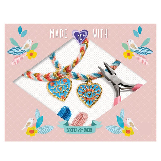 You and Me Friendship and Hearts Bead Sets