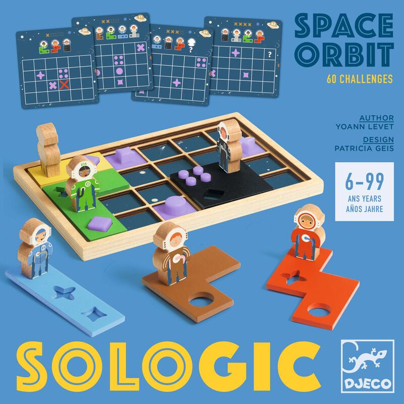 Space Orbit Sologic Game with 60 challenges