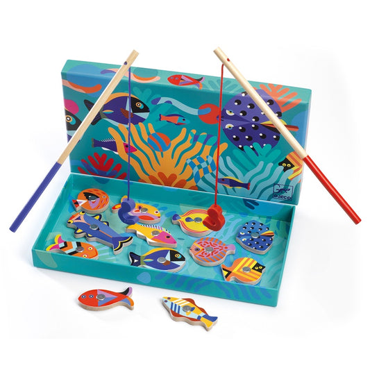 Magnetic Fishing Set - Graphic Colours (12 pcs)