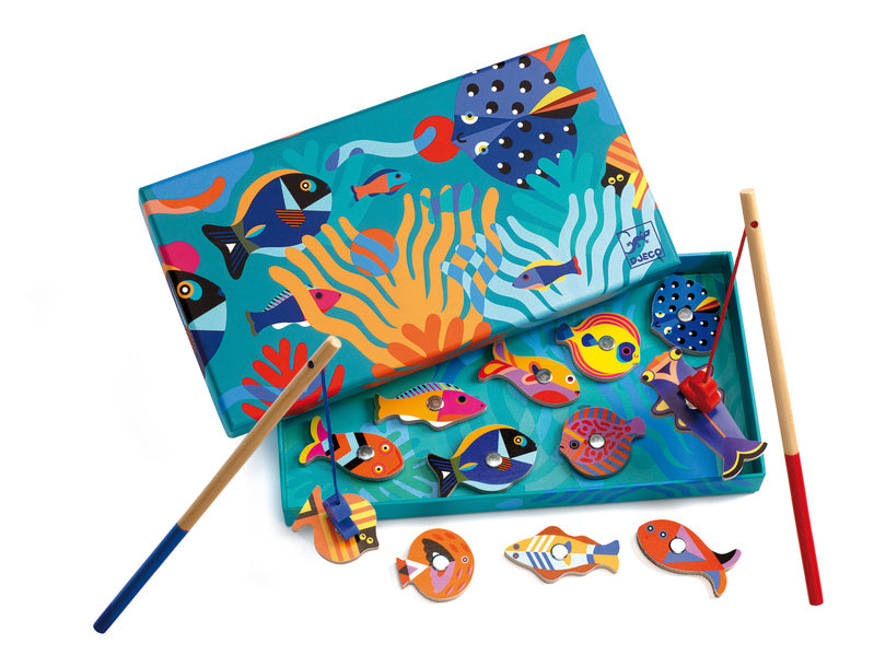 Magnetic Fishing Set - Graphic Colours (12 pcs)