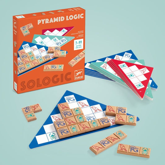 Pyramid Logic Game with 60 challenges