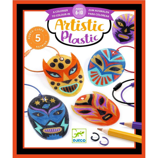 Artistic Plastic Wrestler Keychains